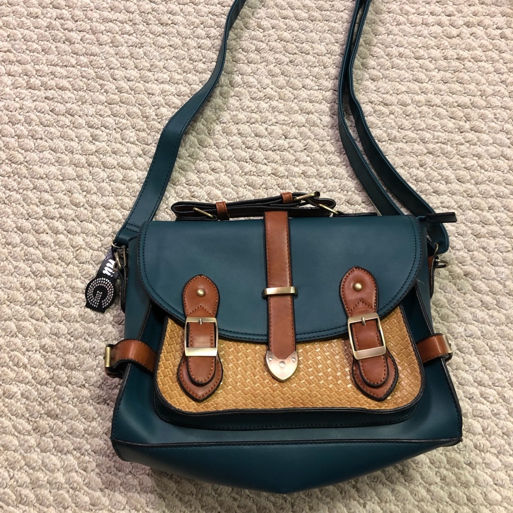Modcloth Camp Bag in Teal - NWT